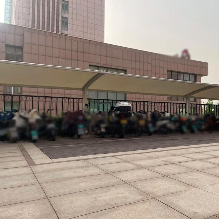 曲麻莱县膜结构电动车棚